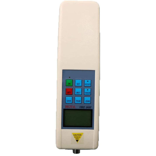 QIUSUO Force Gauge Mechanical Force Gauge with Indication Error ±1% Peak Load Value 1000N/ 100kg/ 220Lb Three Measurement Units for Selection N kg lb Five Test Modes Three Display Modes for Push-Pull Load Insertion Force Test Destructive Test