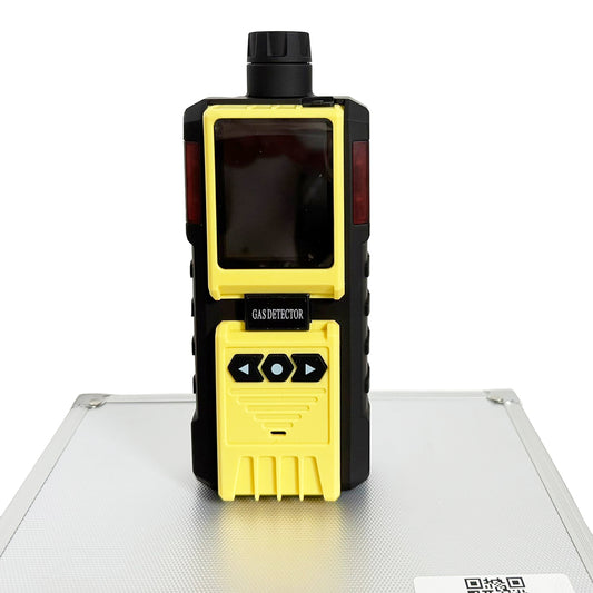 QIUSUO C2H4O Detector Ethylene Oxide Gas Detection Equipment with High-sensitivity Sensor Built-in Pump Measuring Range 0-100ppm Resolution 1ppm L-alarm 10ppm H-alarm 20ppm Accuracy ≦±5% F.S. for C2H4O Gas Leakage Detection