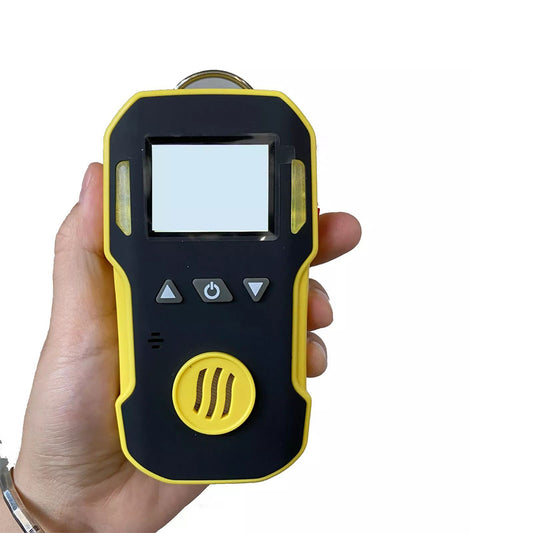 QIUSUO HCL Gas Detector HCL Detector with Measuring Range 0-50ppm Resolution Ratio 0.1ppm L-Alarm 5ppm H-Alarm 10ppm Visual Audible Alarm Advanced MCU Control Low Power Consumption for HCL Gas Leakage Detection