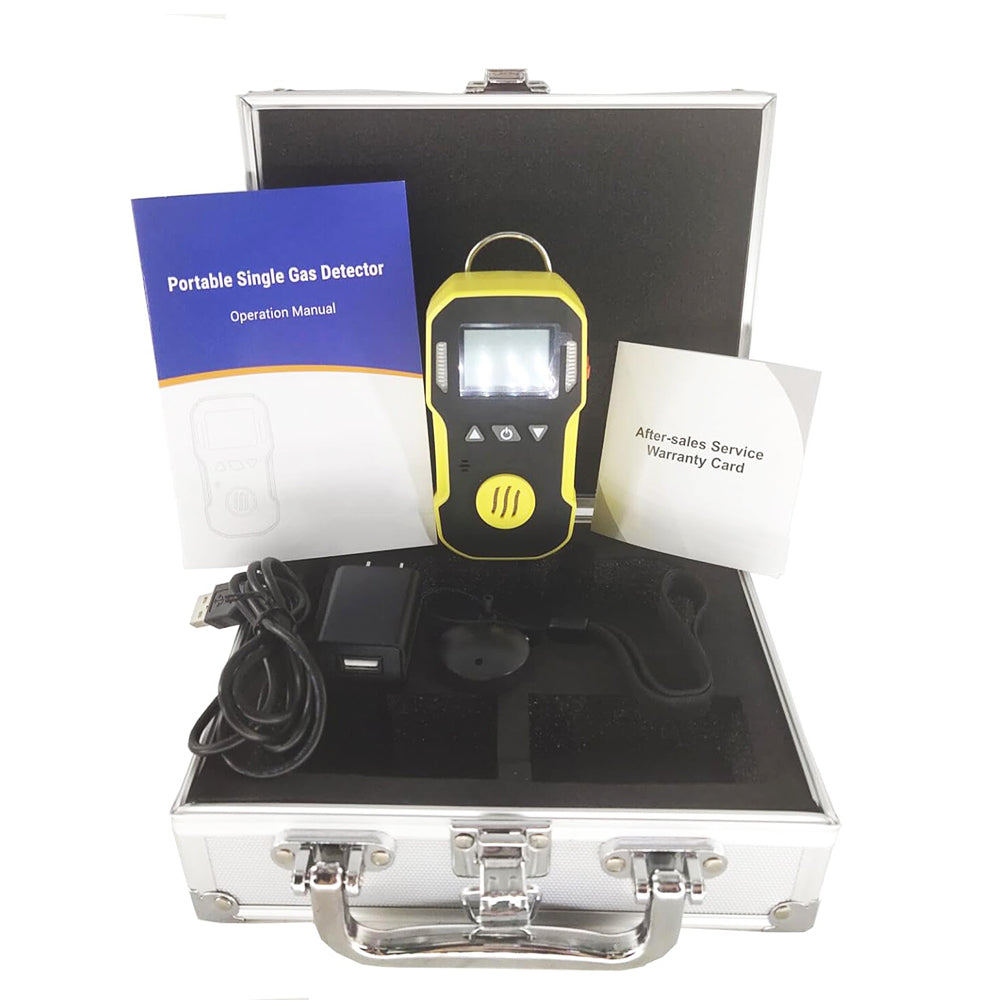 QIUSUO C6H6 Gas Detector Handheld Benzene Gas Monitor with Measurement ...