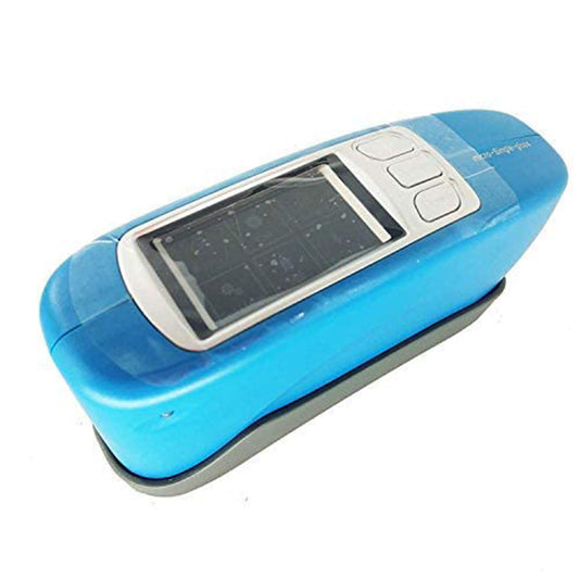 QIUSUO Gloss Meter 60° Gloss Meters with Measuring Range 0-1000GU Measurement Geometry 60 Degree Test Light Spot(mm) 9*15 for Paint Ink Coating Electroplating Plastic Electronics Hardware And Other Fields