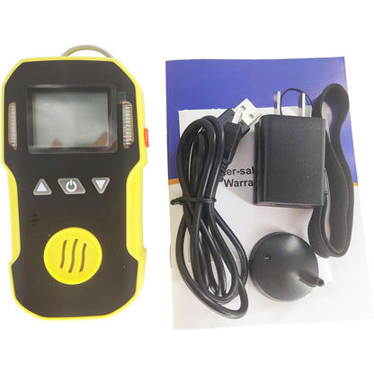 QIUSUO Hydrogen Cyanide Gas Detector HCL Portable Gas Detectors with Measuring Range 0 to 50ppm Resolution 0.1ppm  L-Alarm 5ppm H-Alarm 10ppm Working Time≧8h Continuously for Continuous Monitoring of Measurable Gases in Industrial Environments