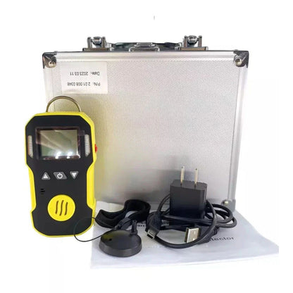 QIUSUO NO2 Gas Detector NO2 Leak Detector with 0-20ppm Resolution  Ratio 0.1ppm L-Alarm 5ppm H-Alarm 10ppm Advanced MCU Control Working Time≧8h Continuously for Testing Toxic and Combustible Gases