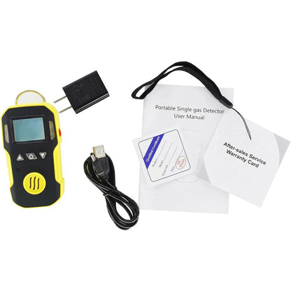 QIUSUO Chlorine Leak Detector CL2 Detector with Range 0 to 20ppm Resolution 0.1ppm L-Alarm 5ppm H-Alarm 10ppm Low Battery Indication Accuracy≦ 5% F.S. for Detecting Gas Leakage for Detection of Gas Concentration in Air