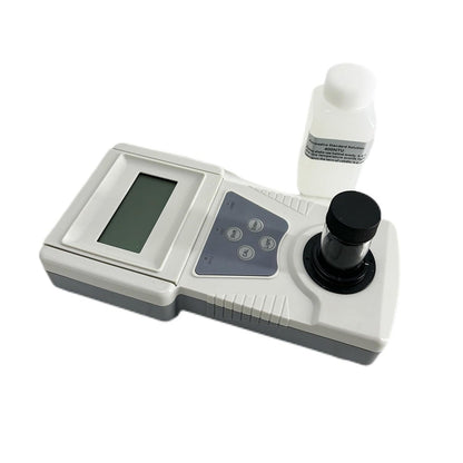 QIUSUO Water Turbidity Meters Lab Turbidity Meter with Formazine Standard Turbidity Solution Measurement Range 0 to 400 NTU Minimum Indication 0.01 NTU Indicative Error Basic Error ±6% for Testing Turbidity of Liquids