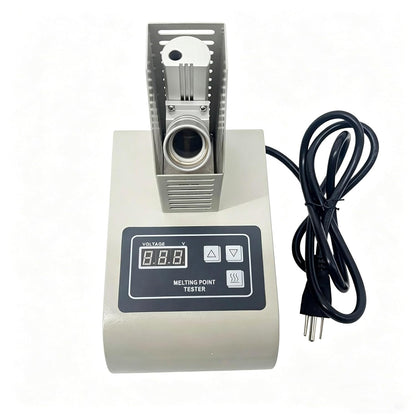 QIUSUO Digital Melting Point Apparatus Precision Melting Point Apparatus with Standard Mercury Thermometer to Measure Temp Melting Point Test Range (50-300)°C Melting Point Testing Accuracy ±1.0℃ Ambient Temp (15-35)°C
