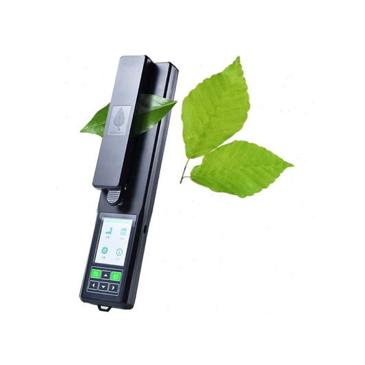 QIUSUO Living Leaf Area Meter Leaf Area Measurement with Resolution 0.01cm² Interface 4G Wireless Transmission and GPS Positioning Module LCD Display Accuracy ±2% Width Range 0-155mm Length Range 0-2000mm