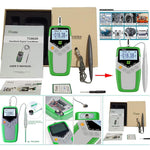 QIUSUO Handheld Gauss Meter High Precision Gaussmeter with 2% Accuracy Ultra Large Range 0 to 2400mT 0 to 24000Gs Resolution 0.01mT 0.1Gs