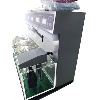 QIUSUO Tablet Disintegration Tester Tablet Disintegration Testing Instruments with Number of Hanging Glass Tubes 18 Basket Assembly 3 Timing Range (1 to 900) Minutes Timing Accuracy ±0.5min