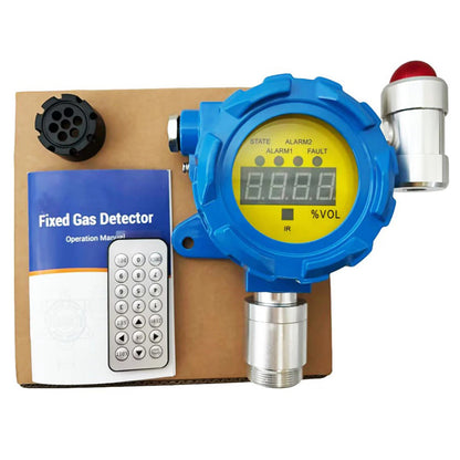 QIUSUO Wall-mounted Nitrogen Gas Detector N2 Monitor with Resolution 0.1vol Accuracy ≦ 5% F.S. Measuring Range70%- 100%vol for Combustible and Toxic Gas Leakage Detection Test High Precision