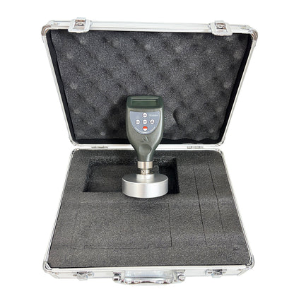 QIUSUO Portable Foam Hardness Tester Digital Foam Hardness Tester Meter Gauge Shore F Durometer for Sponge Soft Foam Pillow Polyurethane Rubber with Measurement Range 10 to 90HF Resolution 0.1HF Accuracy ≤±1HF