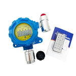 QIUSUO Fixed Nitrogen Dioxid Gas Detector NO2 Gas Detector with Range 0-20ppm Resolution 0.1ppm L-alarm 5ppm H-alarm 10ppm Accuracy ≦ 5% F.S  High Precision and Real Data  ABS Material Waterproof
