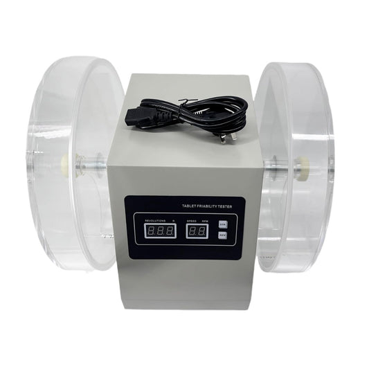 QIUSUO Friability Test Equipment Friability Machine with Inner Diameter of Turntable Cylinder Φ286mm Number of Turntable Cylinders 2 Rotation Speed Range 25 rpm Range of Turning Circles (10~900)Circles