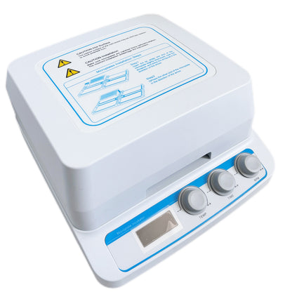 QIUSUO Thermo Microplate Shaker Digital Thermo-shaker for 2 Microplates with Capacity 2 Microtiter Plates or Deep Well Plates Speed Range 100 to 1600rpm Control Accuracy ≤±0.3°C Accuracy Display 0.1℃ Temperature Control Accuracy ≤±0.5°C