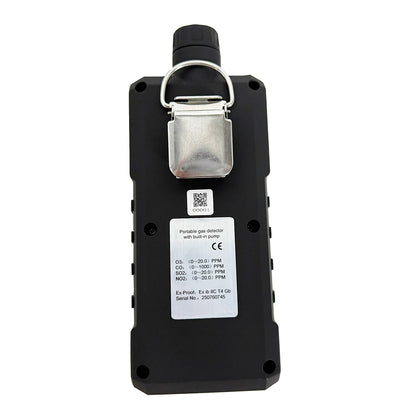 QIUSUO Portable Ethylene Oxide Gas Detector C2H4O Gas Leak Detector with Measuring Range 0-100ppm Built-in Pump Water-Proof Dust-Proof and Explosion-Proof Resolution 1ppm L-alarm 10ppm H-alarm 20ppm Response Time ≦30s