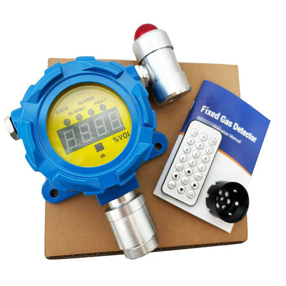 QIUSUO Nitrogen Gas Detector Fixed N2 Detector with  Resolution 0.1vol Accuracy ≦ 5% F.S Range 70%- 100%vol Response time T＜30s  Wall-mounted Installation Method Waterproof