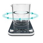 QIUSUO Large Capacity Magnetic Stirrer Laboratory Magnetic Stirrer with One-key Lock Function Max Capacity 5L Speed Range 50-1500rpm Speed Increment 5rpm Timer Range 1min-24h Workplate Size 190*190mm
