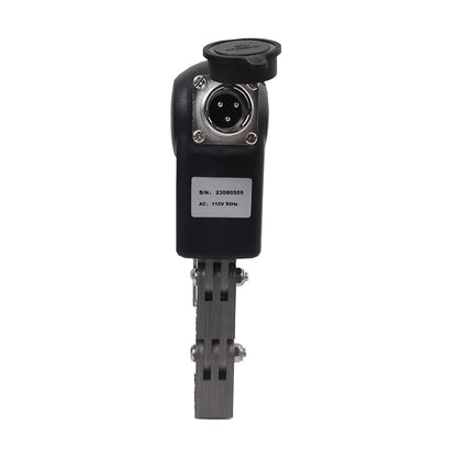 QIUSUO Fluorescent Magnetic Particle Detector AC Magnetic Yoke Flaw Detector with U-V Light AC110V 50/60Hz Lifting Force:AC>4.5kg (44N) Magnetic Pole Pitch:0-230mm for Magnetic Particle Inspection of Surface and Near Surface Defects