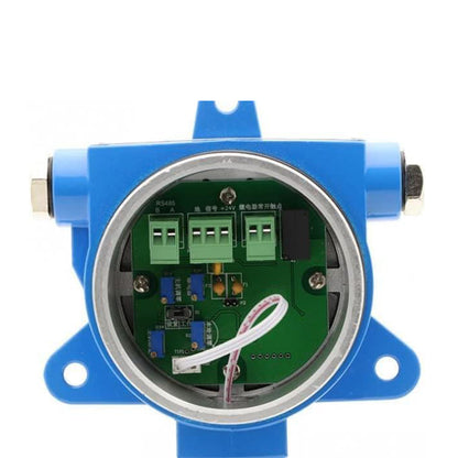 QIUSUO Fixed Benzene Gas Detector Benzene Detector with Measuring Range 0-100ppm Resolution 1ppm L-alarm 10ppm H-alarm 20ppm Explosion-Proof Water-Proof for Metallurgical Gas Detection