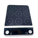 QIUSUO Multi Position Magnetic Stirrer Digital 9 Position Magnetic Stirrer with Number of Stirring Points 9 Timing 1min-19h59min Allow Ambient Temp 5-40℃ 80%RH LCD Liquid Crystal Display