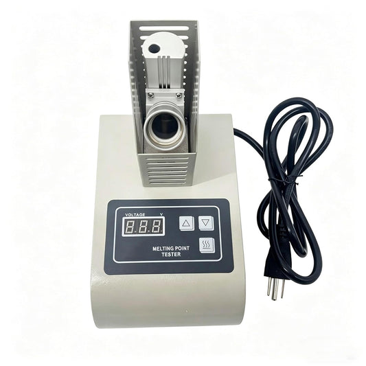 QIUSUO Melting Point Equipment Melting Point Measuring Device with Melting Point Testing Accuracy ±1.0℃ Melting Point Test Range (50-300)°C Ambient Temperature (15-35)°C Temperature Rise Rate (1.0 2.0 4.0 6.0)℃/min