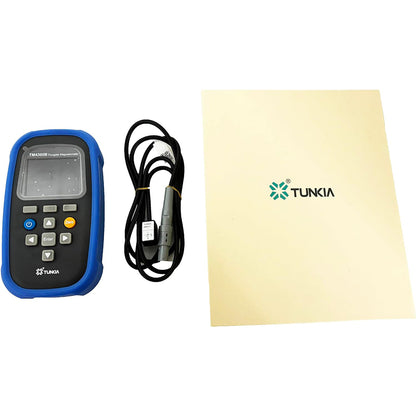 QIUSUO Triaxial Fluxgate Magnetometer Handheld Triaxial Fluxgate Magnetometer with Range 0 to 1000μT Accuracy 2% Resolution 100nT Magnetic Measurement Data Storage for Measuring Low Magnetic Field