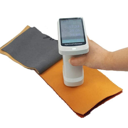 QIUSUO Spectrophotometer D/8 Colorimeter Color Matching Instrument with Aperture Ø11mm Repeatability △E*abM 0.04 USB Touch Screen Ultra-high Repeatability Auto Calibration for Print Packaging Paint Coatings