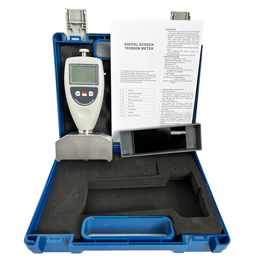 QIUSUO Steel Mesh Tension Meter Screen Printing Frame Tension Meter with Resolution 0.1 Measurement Range 7~40 N/cm Fiducial Error 5% for Screen Printing and Screen Stencil Measurement