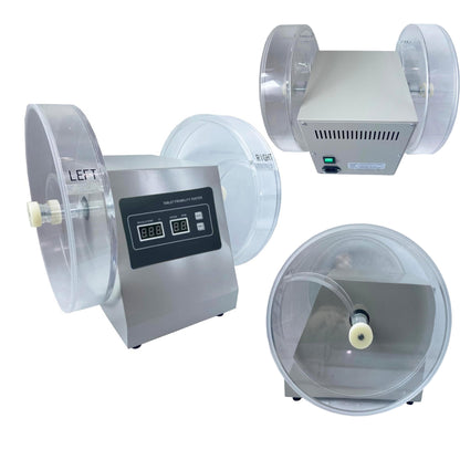 QIUSUO Tablet Friability Test Apparatus Friability Machine with Automatically Preset Speed and Lap Parameters Number of Turntable Cylinders 2 Inner Diameter of Turntable Cylinder Φ286mm