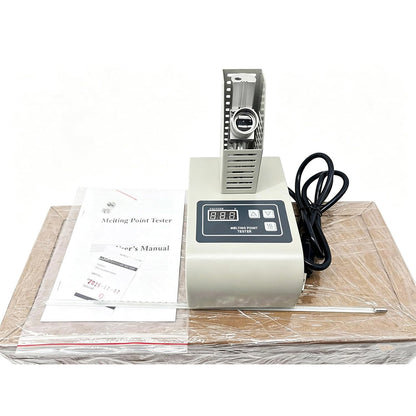 QIUSUO Melting Point Determination Apparatus Laboratory Melting Point Apparatus with Melting Point Test Range (50-300)°C Ambient Temp (15-35)°C Temp Rise Rate (1.0 2.0 4.0 6.0)℃/min