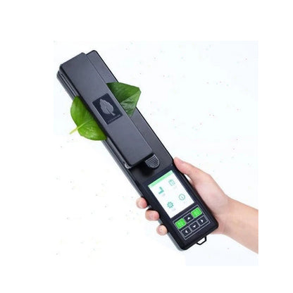 QIUSUO Living Leaf Area Meter Leaf Area Analyzer with Width Range 0-155mm Length Range 0-2000mm Resolution 0.01cm² Accuracy ±2% Type-C InterfaceUsed in Agriculture Meteorology LCD Large Liquid Crystal Display