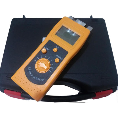 QIUSUO Digital Portable Paper Moisture Meter Moisture Meters for Paper with Measuring Range 0.00-2.00%(d) 0.0-98.0%(s) Digits LCD with Backlight Resolution 0.1 or 0.01