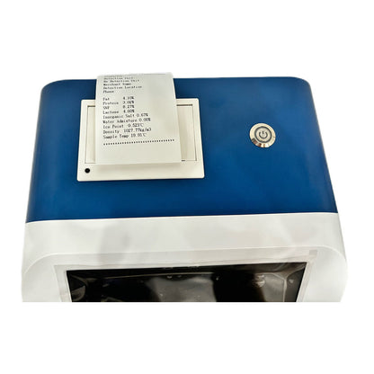 QIUSUO Milk Analyzer Dairy Composition Analyzer Tester Detector with USB Interface 7-inch Touch Screen Protein Range 2%~ 15% Lactose Range 0.01%~20% Thermal Printer