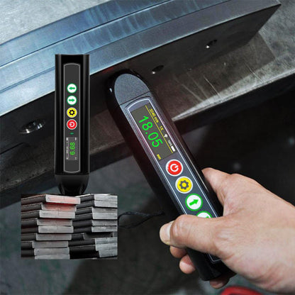 QIUSUO Electromagnetic Ultrasonic Thickness Gauge Pen Electromagnetic Ultrasonic Thickness Meter with Sampling Rate 80Msps Bandwidth 2.5Mhz～6Mhz Accuracy ±0.01mm USB Communication Interface for Aluminum Copper Iron Cast Steel Etc