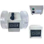 QIUSUO Tablet Friability Apparatus Friability Test Machine with High Control Accuracy Single-Channel Double-Cylinder Inner Diameter of Turntable Cylinder Φ286mm Rotation Speed Accuracy ±1 rev/min