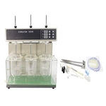QIUSUO Dissolution Tester Dissolution Test Apparatus with Three Cups and Three Levers One Single Row Speeding Accuracy ±2rpm Speed Range (20-200) rpm Eccentricity of Rotating Shaft ±2.0mm