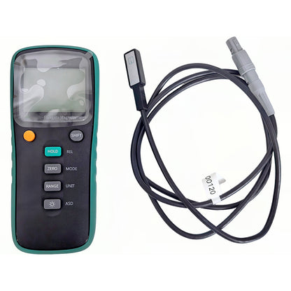 QIUSUO Portable Fluxgate Magnetometer Handheld Uniaxial Fluxgate Magnetometer with Range 0~2000μT Accuracy 2% Single-axis Fluxgate Sensor USB Interface Frequency Range DC～400 Hz for Magnetic Shielding Evaluation