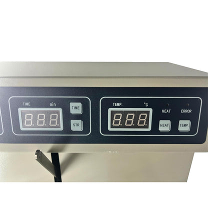 QIUSUO Tablet Disintegration Testing Instruments Disintegration Test Machine with Number of Hanging Glass Tubes 12 Flat Basket Assembly 2 Micro Water Pump Circulating Water Flow Uniform Heating System