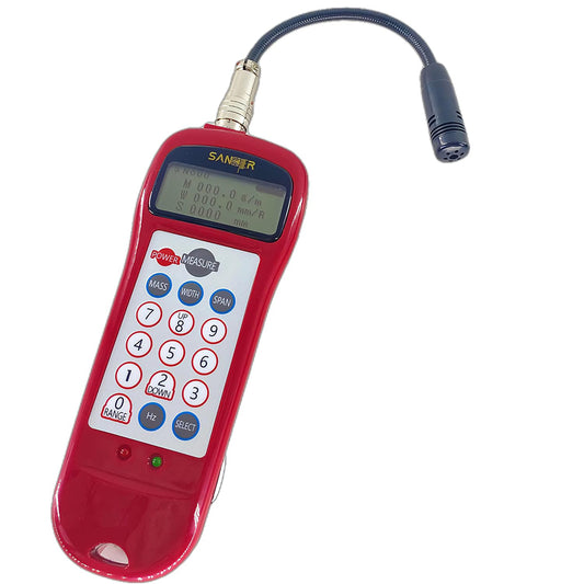 QIUSUO Precision Instrument for Measuring Belt Tension Portable Sonic Tension Meter with LCD Screen Display with Backlit 500 Groups Storage Data Automatic Sensitivity Calibration Frequency Range 10Hz-5000Hz Tension Range 0.01-99900N