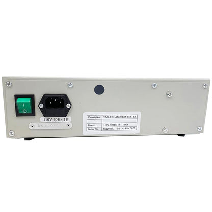 QIUSUO Tablet Hardness Tester Machine Tablet Hardness Tester Apparatus for Detecting Tablet Breaking Hardness with Hardness Range 2 to 200N/0.2 to 20kg Accuracy ±1.5% N/KG Conversion Auto-Test Auto-diagnose Auto-Alarm