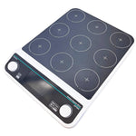 QIUSUO Multipoint magnetic stirrers 9 Point Magnetic Stirrers with 9 Number of Stirring Points 9 * 500 ML Max Stirring Volume Plate Size 110MM Liquid Crystal Display Asynchronous Control Timing and Locking Function