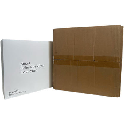 QIUSUO Portable Spectrophotometer Digital Spectrophotometer with 3 Selection Measuring Apertures Accuracy 0.01 Repeatability dE*ab≤0.03 Camera Measurement Observation Method for Print Packaging Paint Coatings