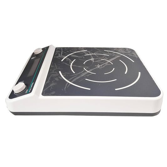 QIUSUO Large Volume Magnetic Stirrer Digital 15L Magnetic Stirrer with Button and Knob Control Max Stirring Volume 15L Magnet Size Range 60MM Range of RPM 50-1500rpm Speed Regulation Accuracy ±5rpm/min