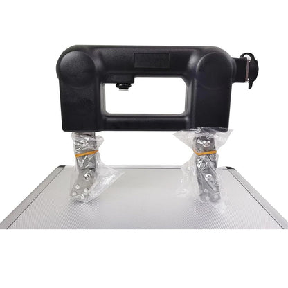 QIUSUO Handheld Magnetic Particle Flaw Detector Magnetic Particle Testers for Surface Defects NDT Magnetic Particle Testing with Working Current AC 2.2A Magnetic Pole Pitch 0-230mm Lifting Force AC>4.5kg (44N) Electric Source AC110V 50/60Hz