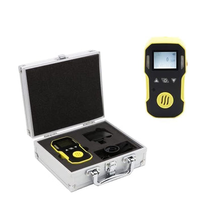QIUSUO Hydrogen Cyanide Detector HCN Detectors with Measuring Range 0-50ppm Resolution 0.1ppm L-Alarm 5ppm H-Alarm 10ppm Advanced Self-Examination and Self-Renovation for Gas Field Spray Paint Gas Detection