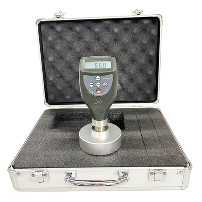 QIUSUO Digital Foam Hardness Tester Digital Shore F Hardness Tester Foam Hardness Tester with Range 0~100HF for Sponge Soft Foam Pillow Polyurethane Rubber ASTM ISO Standard