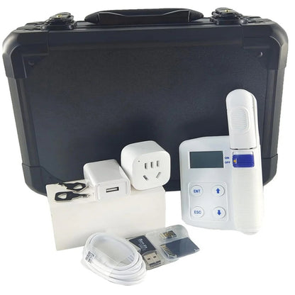 QIUSUO Chlorophyll Analyzer Chlorophyll Content Meter with Measurement Range 0.0-99.9 SPAD Measurement Area 2mm * 3mm 2GB SD Card Data Storage Measurement Interval 3s for Measuring Chlorophyll Content