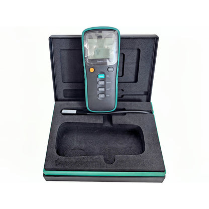 QIUSUO Handheld Single Axis Fluxgate Magnetometer Digital Fluxgate Magnetometer with Measuring Range 0~2000μT Accuracy 2% Single-axis Fluxgate Sensor USB Interface for Fragmentation Processing Security Check