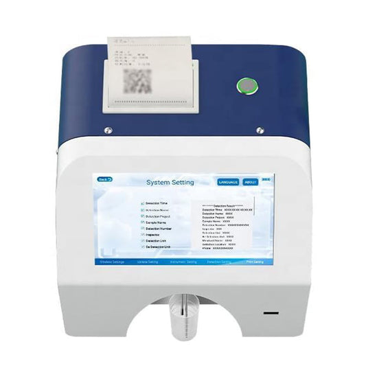 QIUSUO Dairy Composition Analyzer Ultrasonic Dairy Composition Analyzer with Built-in Automatic Cleaning Function USB Interface