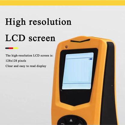 QIUSUO Concrete Rebar Detector Digital Concrete Rebar Locator Detection Equipment with Diameter Measuring Range Φ6-50mm Location Range Φ1-120mm for Reinforcement Detector Position Determination